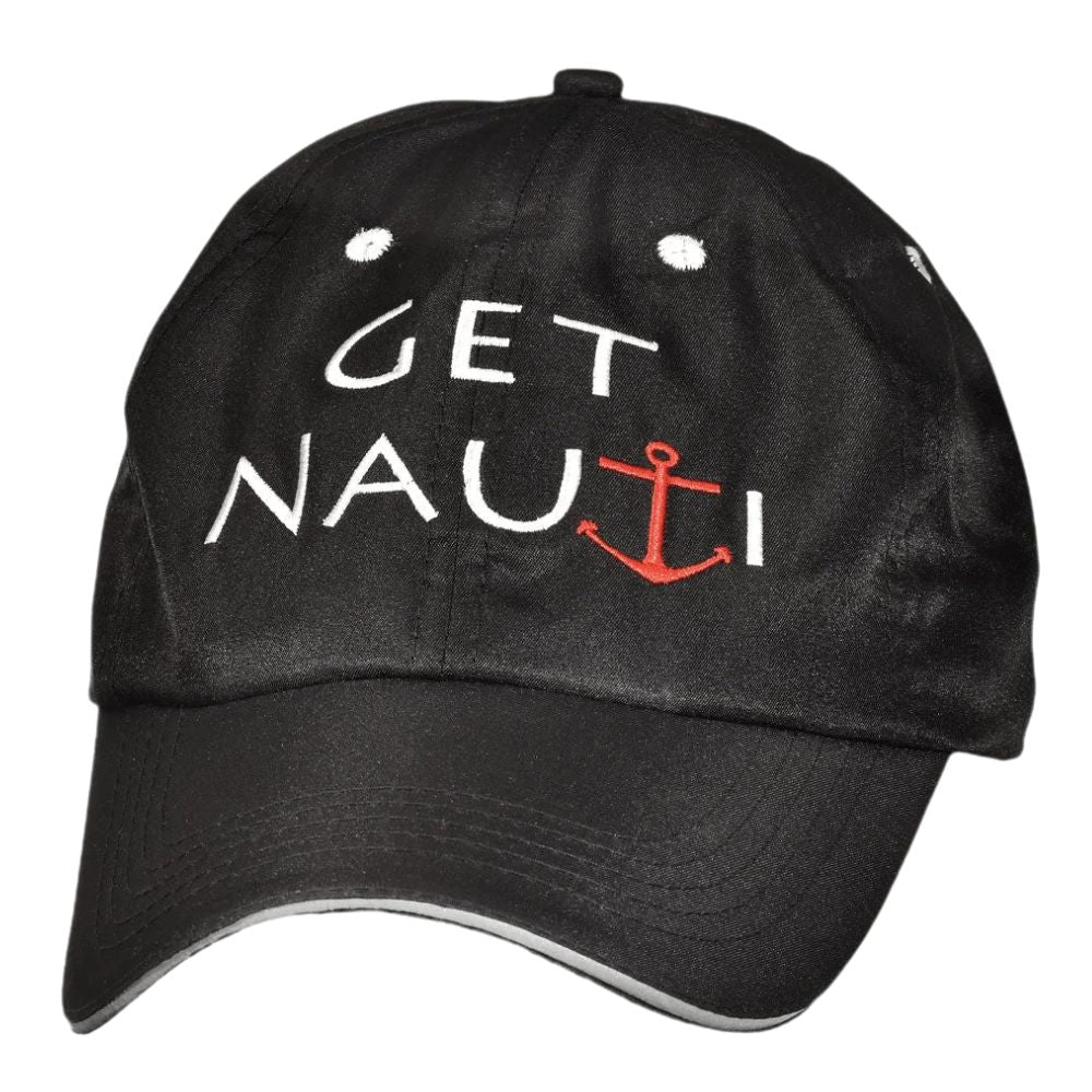 Crazy 4 Sailing Dri Fit Cap "Get Nauti" (Black)