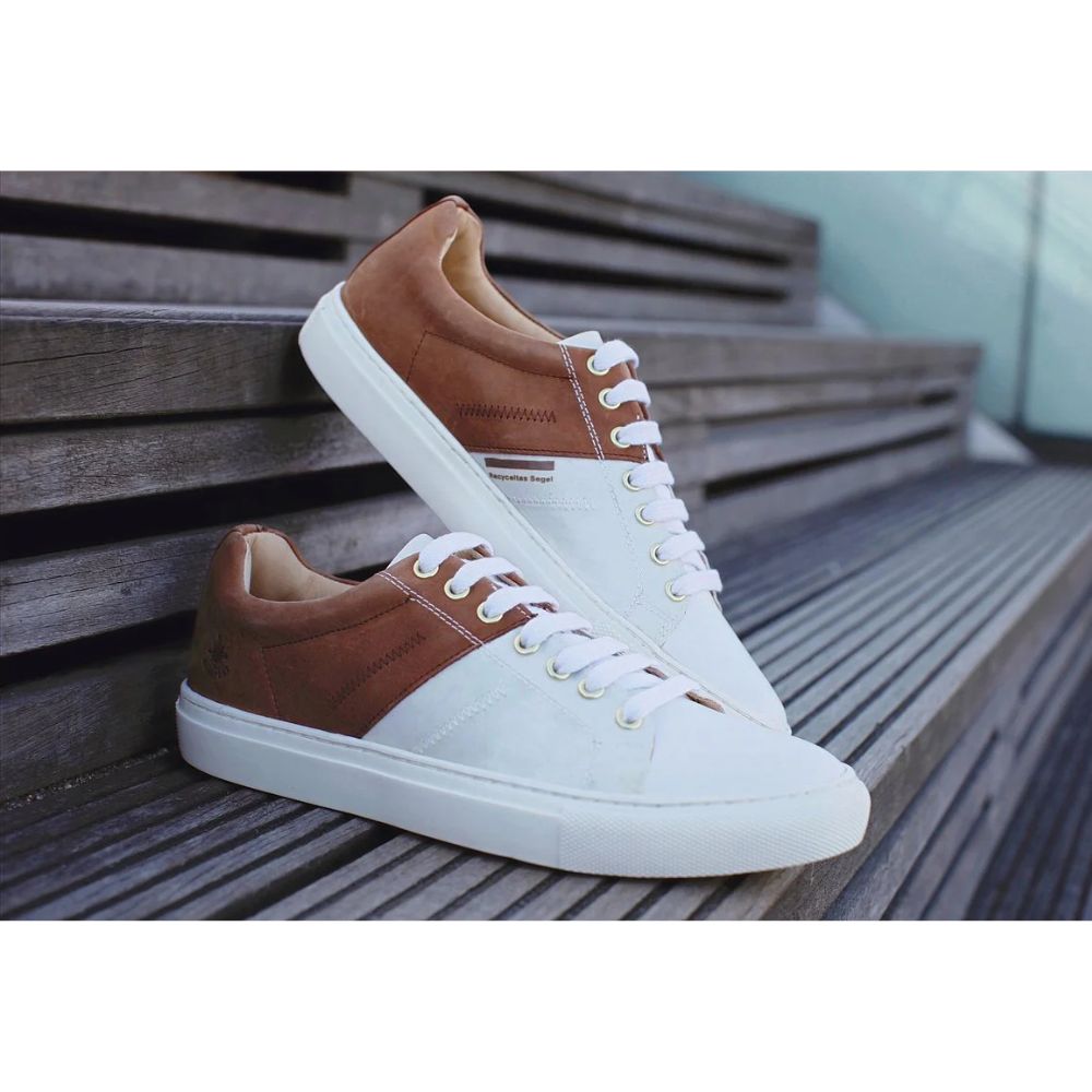 Crazy 4 Sailing Genoa Sneakers (Tan / White)