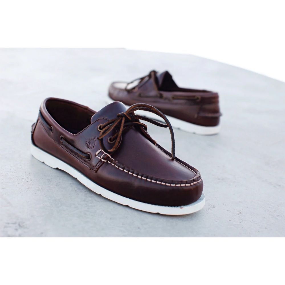 Crazy 4 Sailing Women's Vermont 2-Eye Leather Shoes (Seafox)