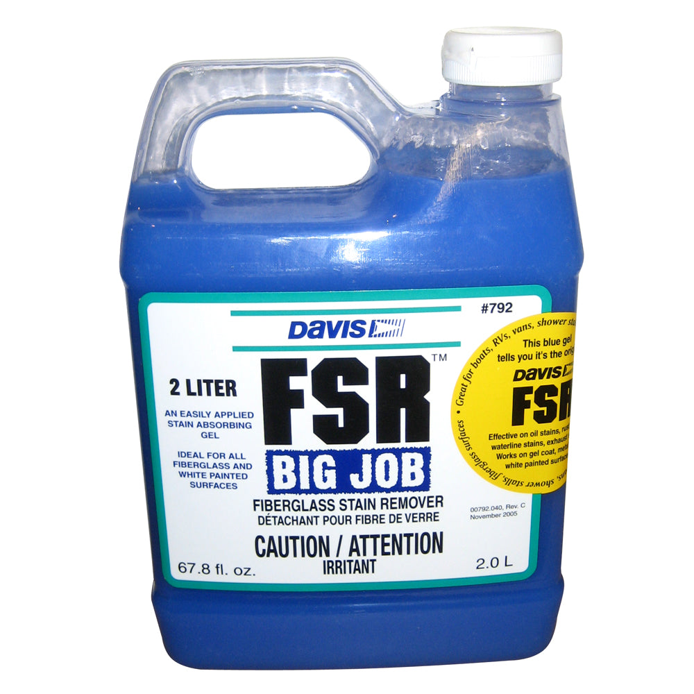 Davis FSR Big Job Fiberglass Stain Remover - 2.1 Quart (2.0 L)