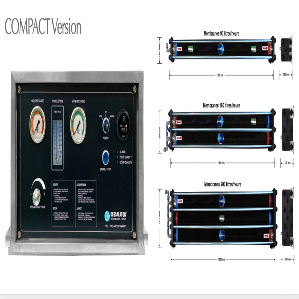 Dessalator Watermaker - D200 Pro (AC - 230V)