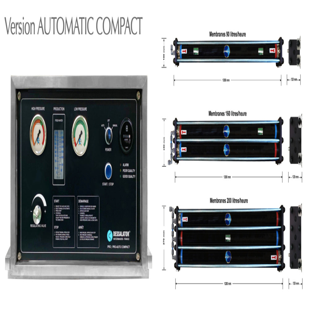 Dessalator Watermaker - D90 Pro-Auto (AC - 230V)
