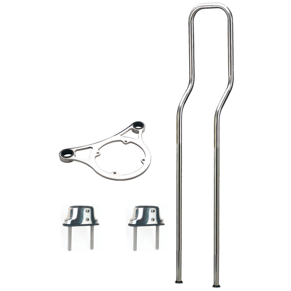 Edson Pedestal Guard Kit (Offset) - Height: 58 in (1473 mm) & Top Plates: 6 7/8 in (174.6 mm)