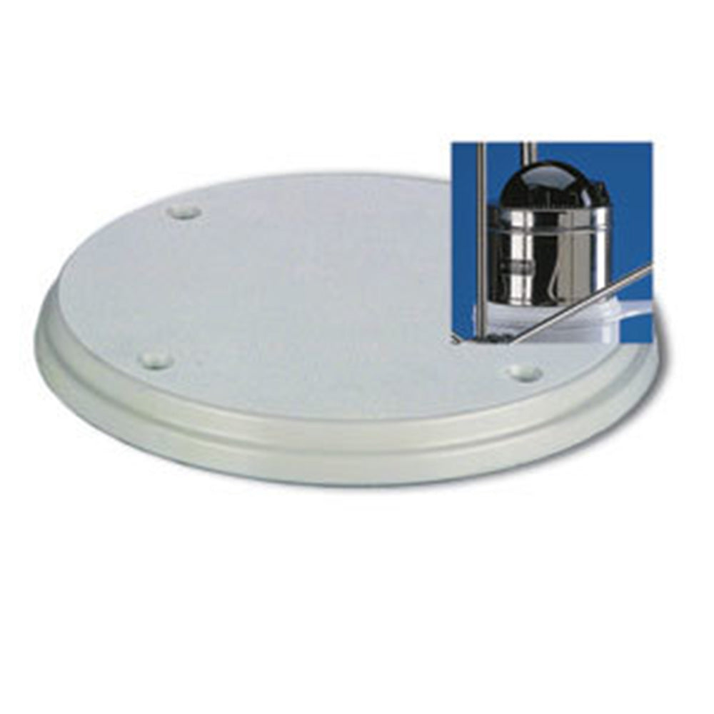 Edson White Poly Pedestal Top Adapter, 8" to 7"