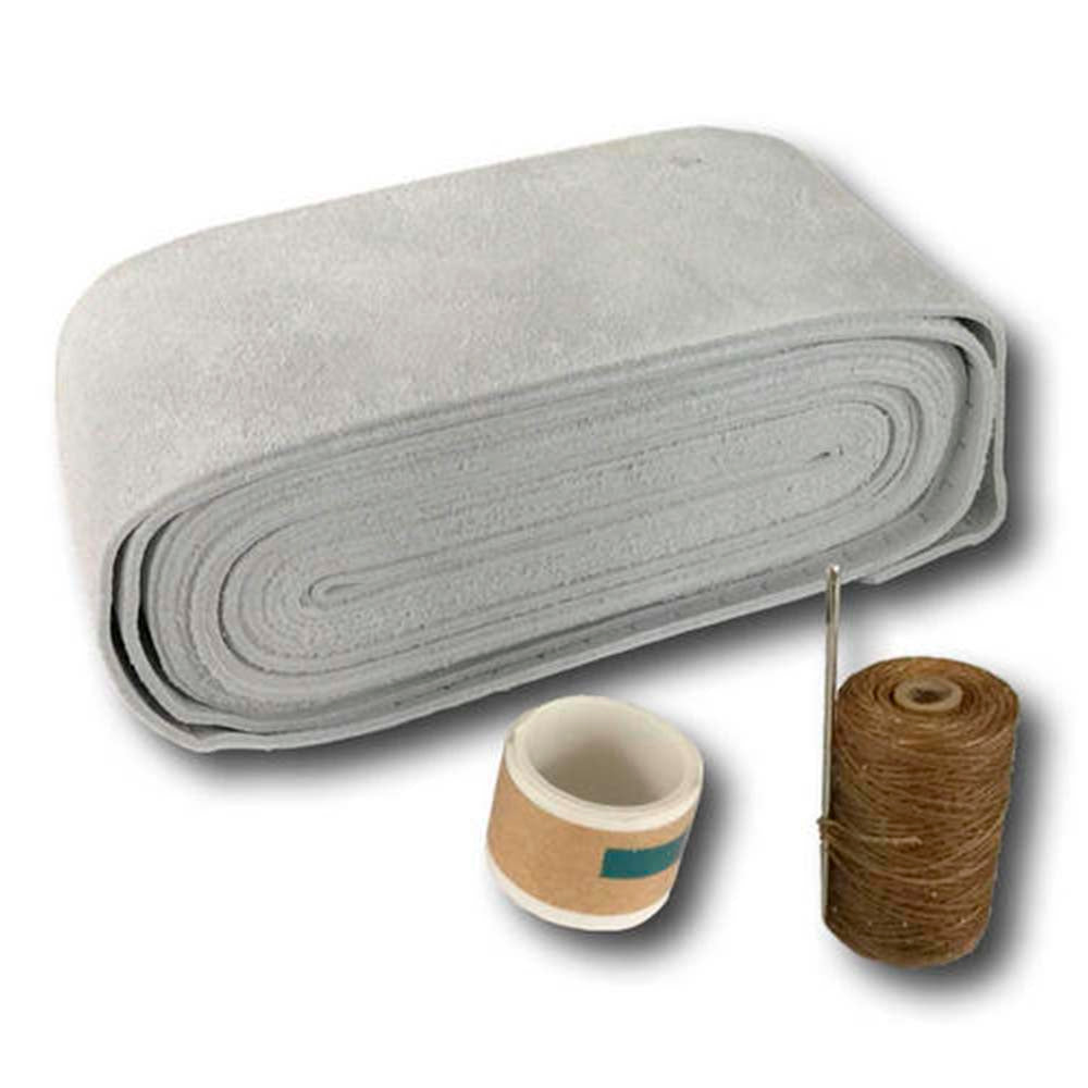 Edson Wheel Cover Deluxe (Leather) - Grey - For Dia: 32 to 40 in (813 to 1016 mm) & Rim: 3.11 in (78.9 mm)