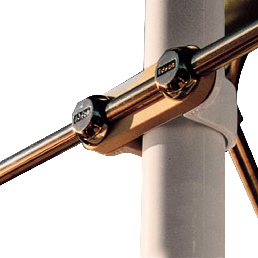 Edson RailMount Top Support Bracket for 1 in. (25.4 mm) Rail and 3 1/2 in. (88.9 mm) Radar Mast