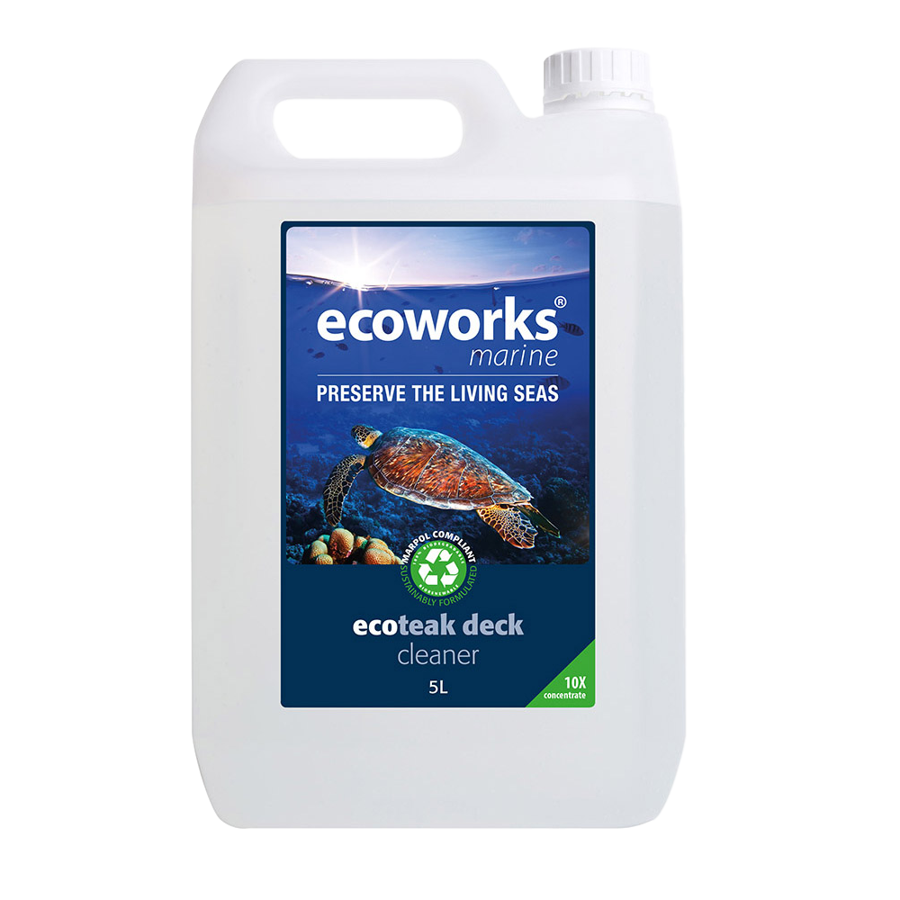 Ecoworks Marine Ecoteak Deck Cleaner - 5.2 Quart (5.0 L)