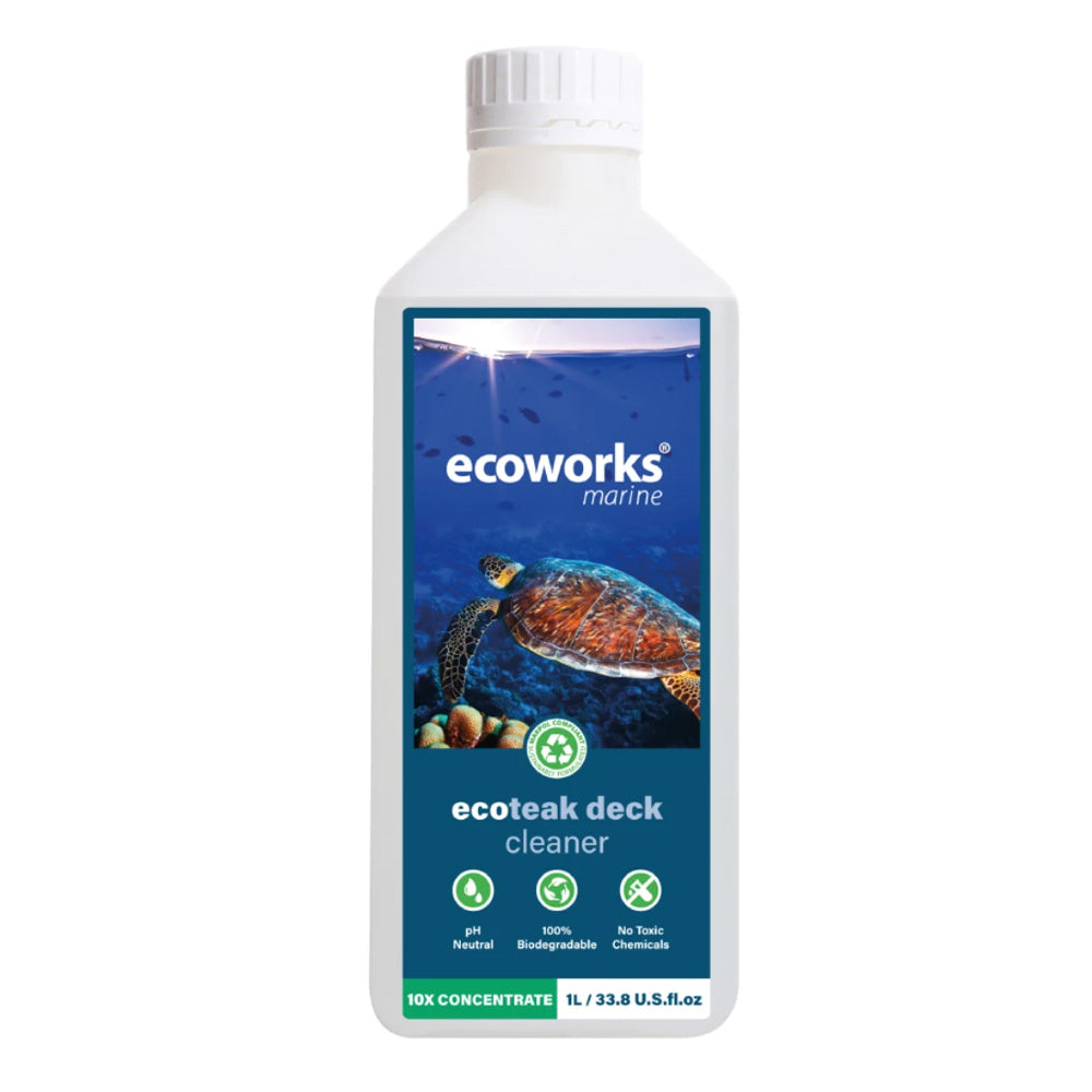 Ecoworks Marine Ecoteak Deck Cleaner- 1.0 Quart (1.0 L)