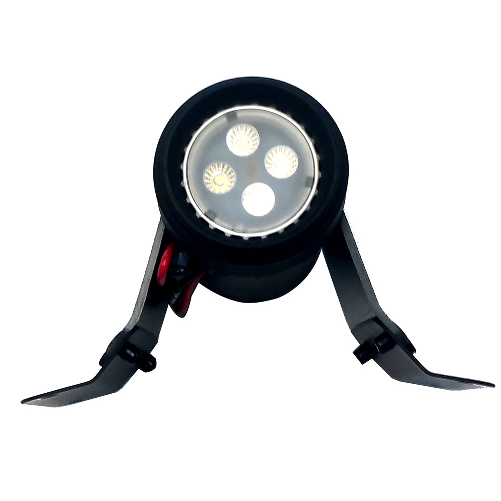 Forespar Spreader Lights - ML-1 LED Spreader/Deck Light - Cool White - Polymer/Black Finish