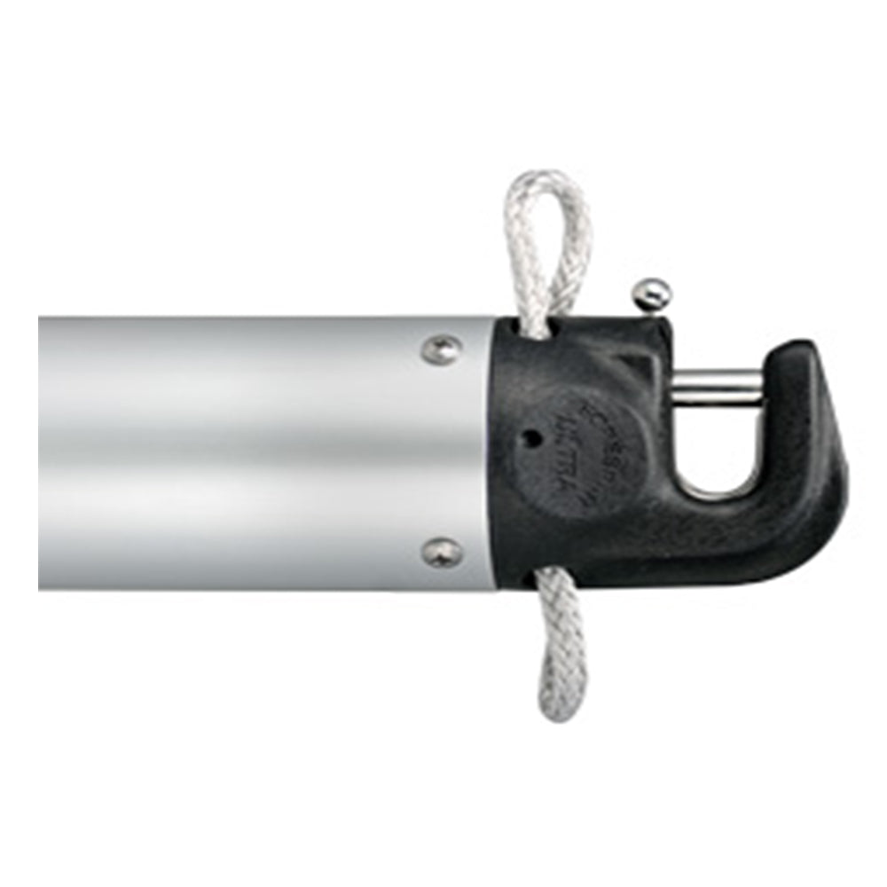 Forespar Composite End Fitting For 3 1/2 in. Outboard Pole (With Trip Line) - Ultra Trigger Style (Black)