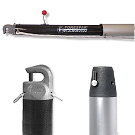 Forespar Carbon/Aluminum Complete Whisker Pole LC 12-22 (for 35ft. Boat Max.) UTS/UTR Ends