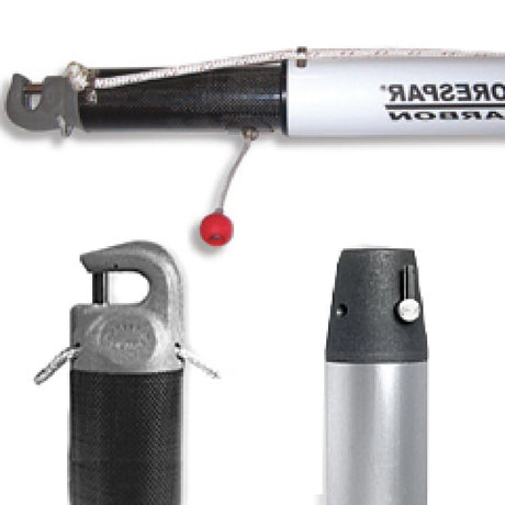 Forespar Carbon Complete Whisker Pole LC 12-22 (for 35 ft. Boat Max.) UTS/UTR Ends