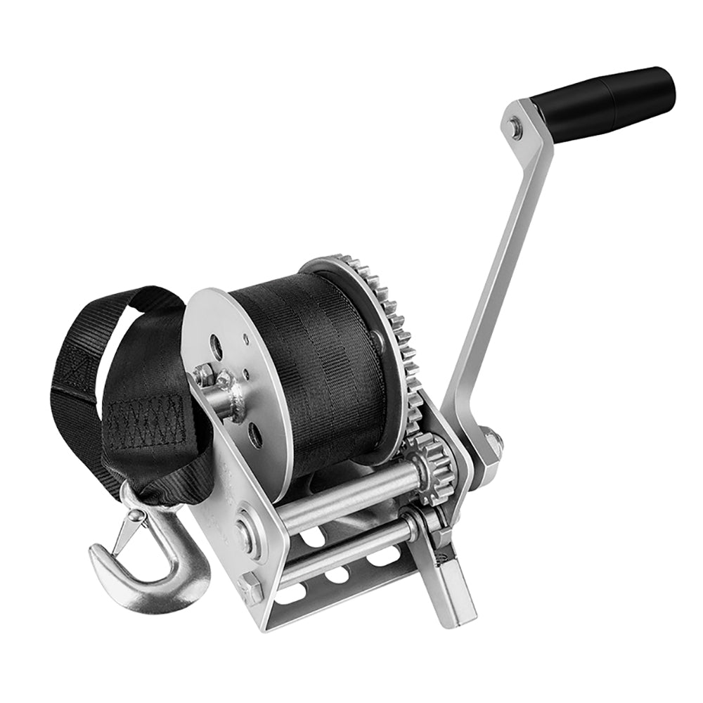 Fulton 900.0 lb (408.2 kg) Single Speed Winch w/12.0 ft. Strap f/Personal Watercraft