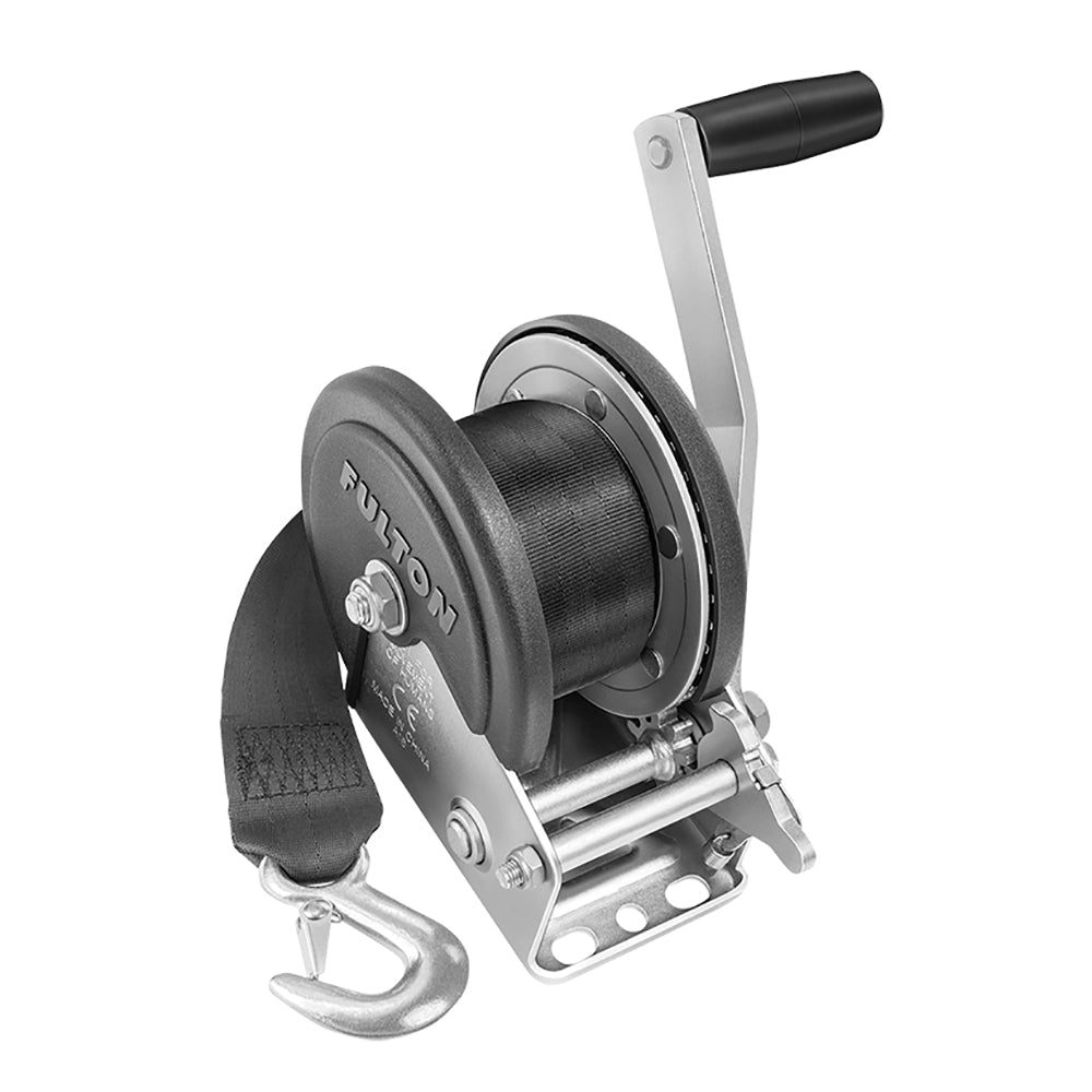 Fulton 1500.0 lb (680.3 kg) Single Speed Winch w/20 ft. Strap Cover