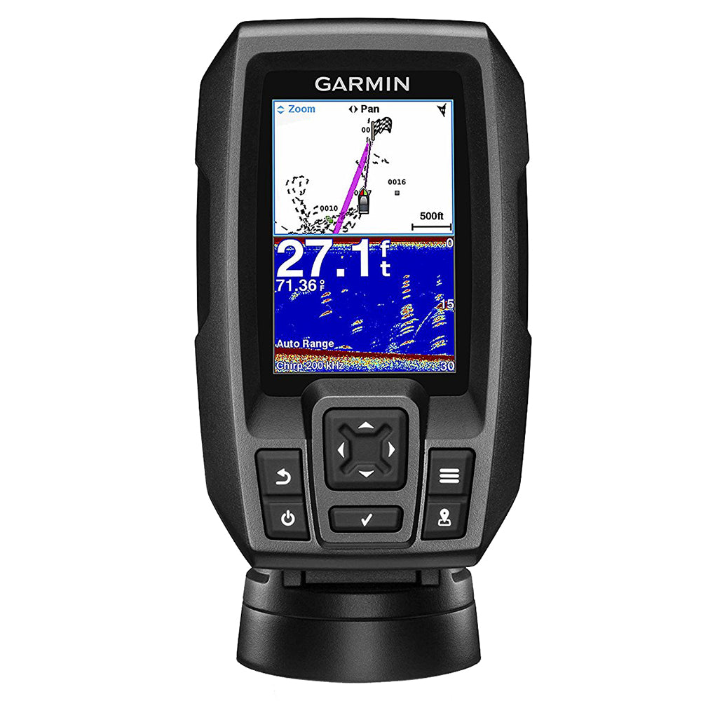 Garmin STRIKER 4 Fishfinder Worldwide Version, With 4-Pin Transom Mount Transducer