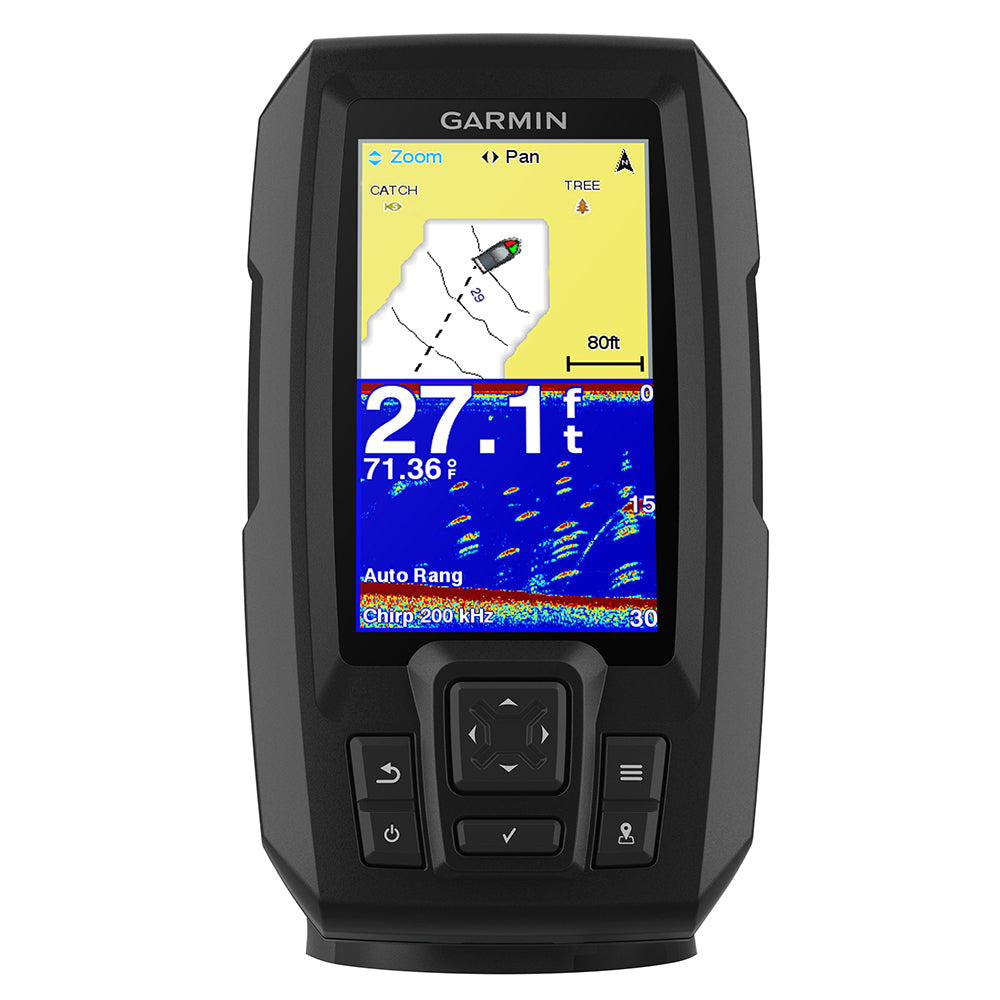 Garmin STRIKER Plus 4 Fishfinder, with Dual-Beam Transducer