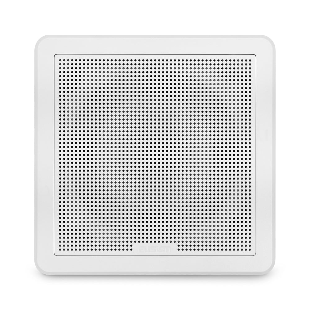 Garmin Fusion® Speakers - FM Series White Flush Mount Marine Speakers - 120W - 6 1/2 in (16.5 cm) - Square