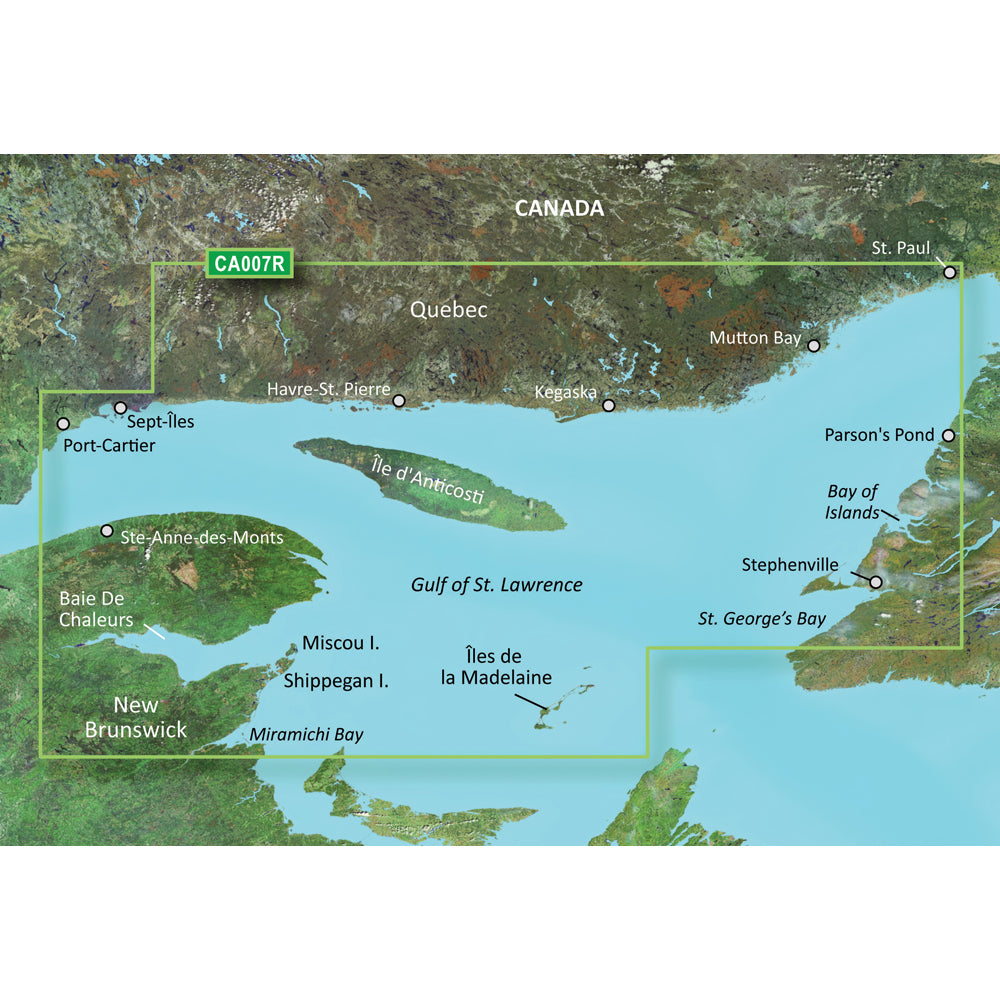 Garmin BlueChart g2 Vision HD - VCA007R - Les Mechins - St. George's Bay - microSD /SD