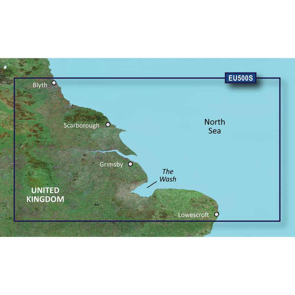 Garmin BlueChart g2 Vision HD - VEU500S - Blyth to Lowestoft - microSD /SD