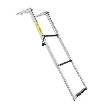 Garelick Ladders & Swim Platforms - Boarding Ladder  - 3 Steps (Telescoping Folding)