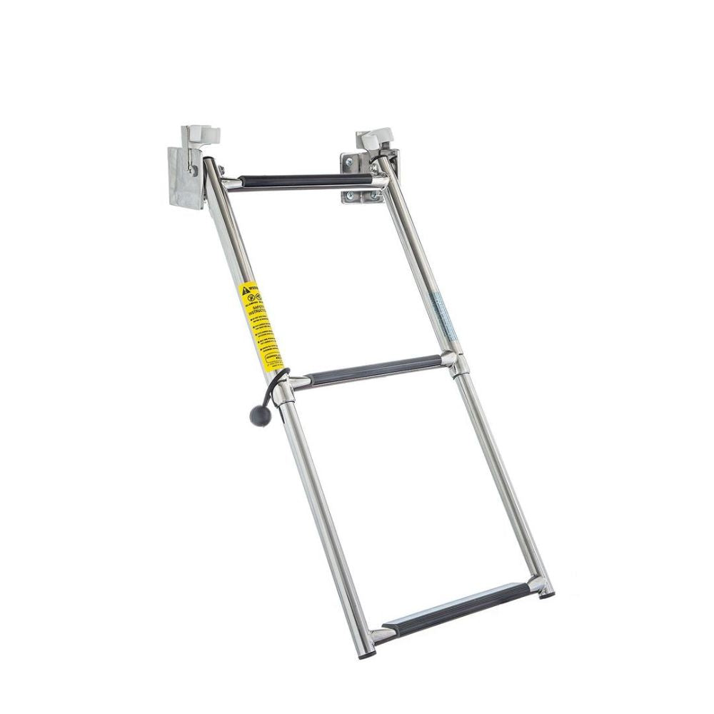 Garelick Ladders & Swim Platforms - Transom Ladder - 3 Steps (Telescoping)