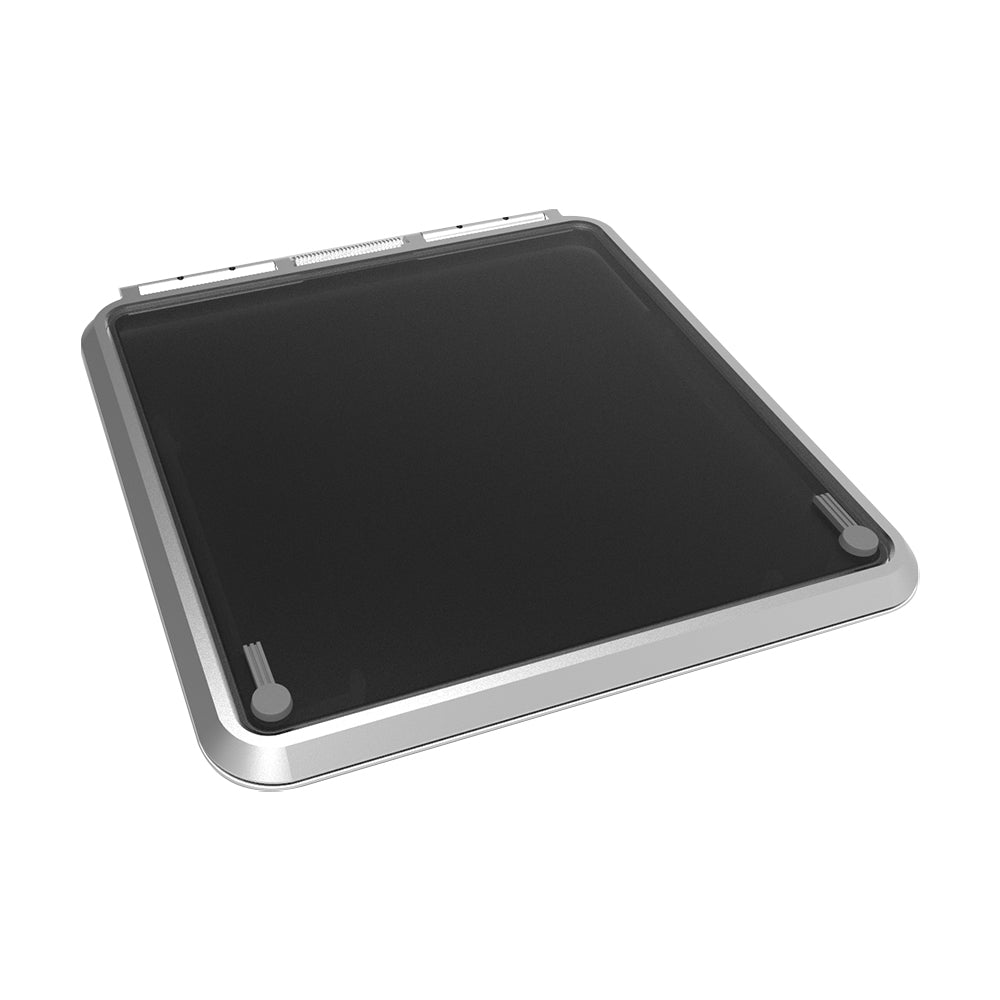 Goiot Cristal Hatch - 31 3/16 x 31 3/16 in. (793 x 793 mm) (Grey Acrylic / Aluminum Frame) - Size 79.79