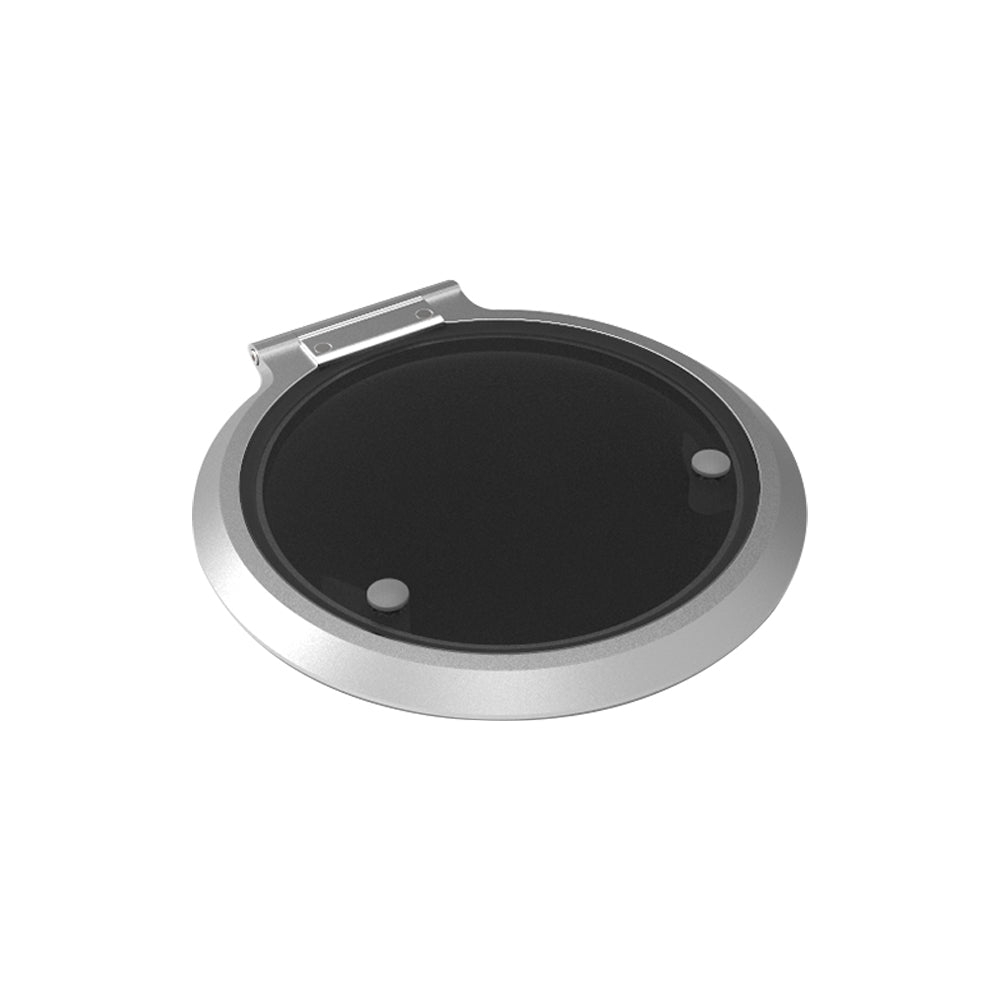 Goiot Integra Hatch - 12 1/2 x 12 1/2 in. (318 x 318 mm) (Grey Acrylic / Aluminum Frame) - Size 27C (Round)