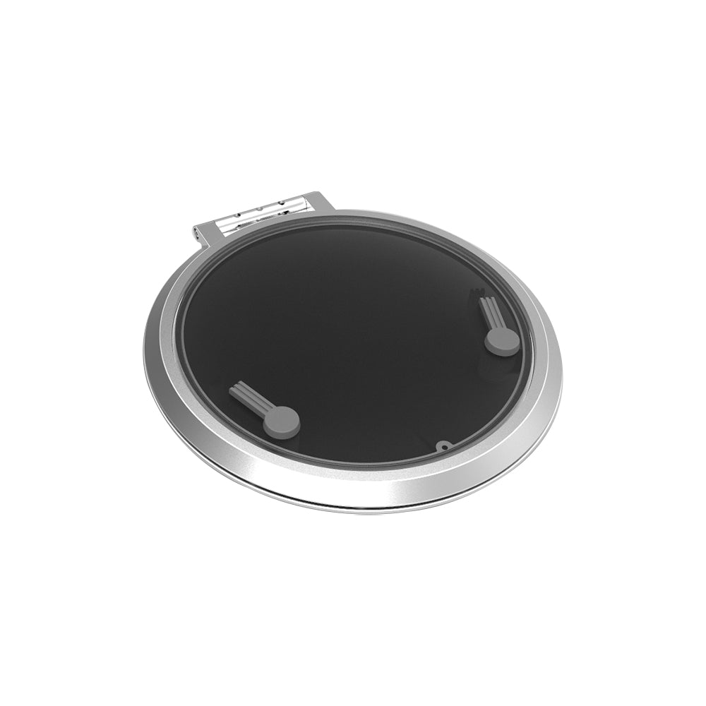 Goiot Cristal Hatch - 17 5/16 x 15 1/4 in. (440 x 387 mm) (Grey Acrylic / Aluminum Frame) - Size 44C