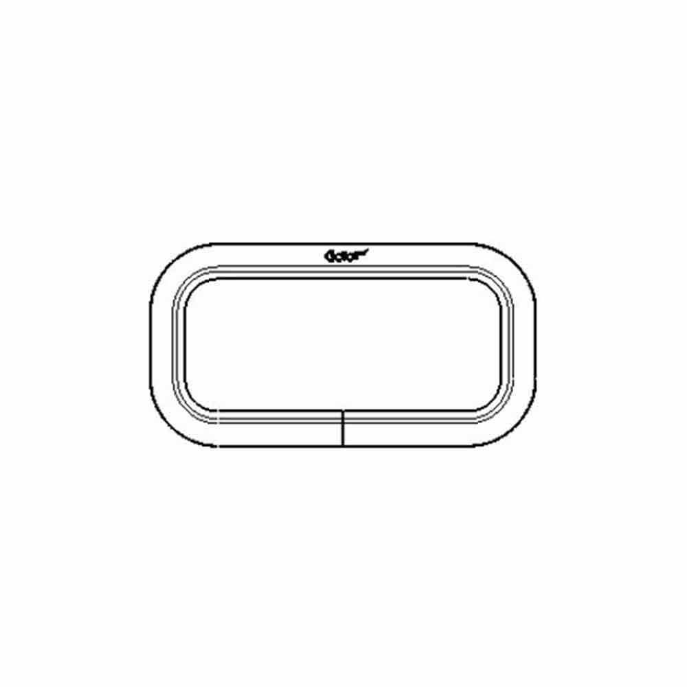 Goiot Portlights - Opal Size T01 (Clear Acrylic / Silver Frame)