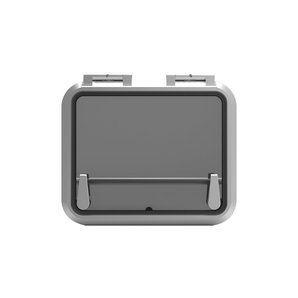 Goiot Escape Hatch - 19 5/16 x 16 9/16 in. (491 x 421 mm) (Grey Acrylic / Aluminum Frame) - Size 49.42