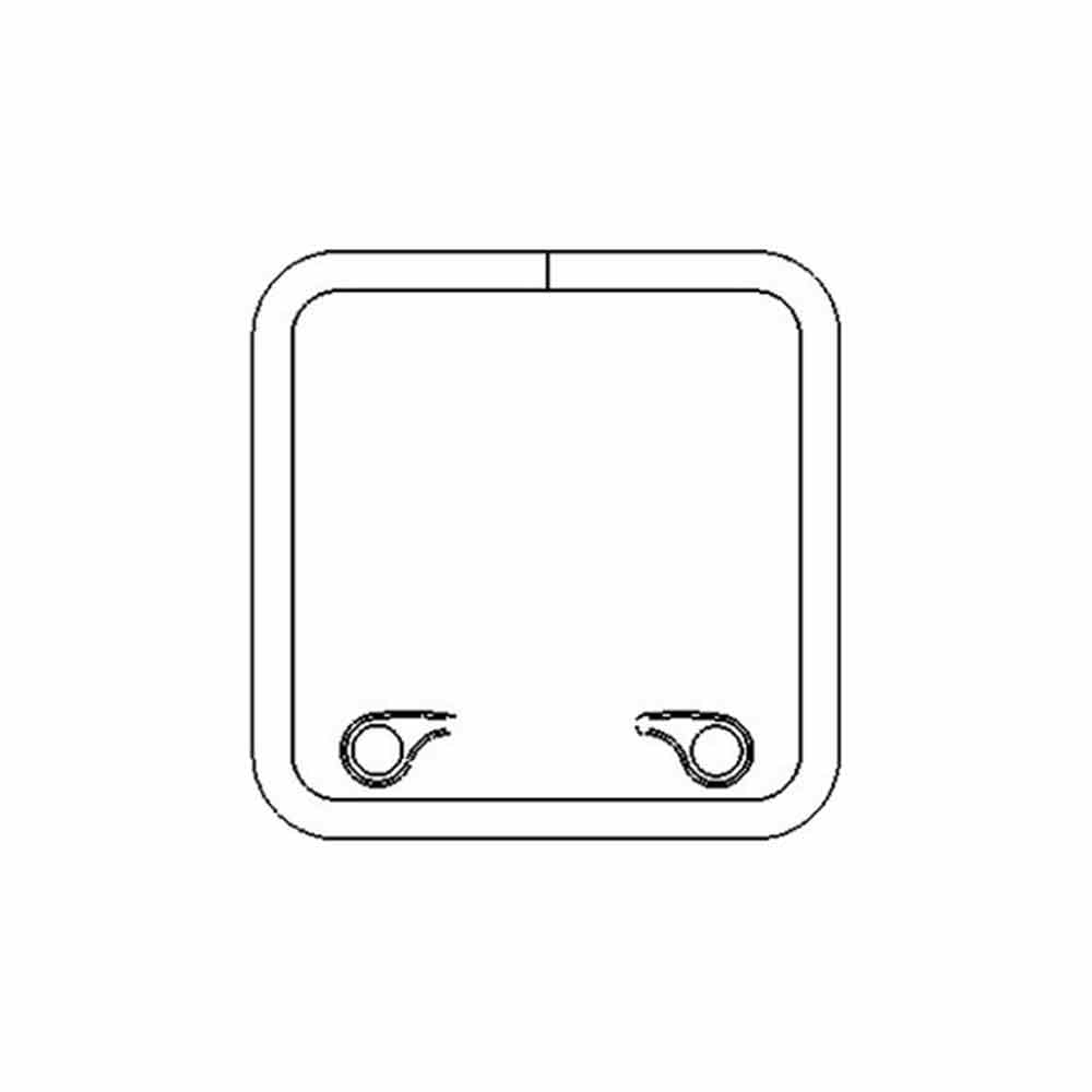 Goiot Opal Hatches - 18 11/16 x 18 11/16 in. (475 x 475 mm) - Size T40