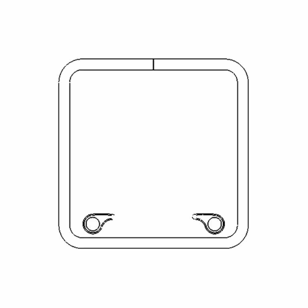 Goiot Opal Hatches - 22 3/32 x 22 3/32 in. (561 x 561 mm) - Size T60