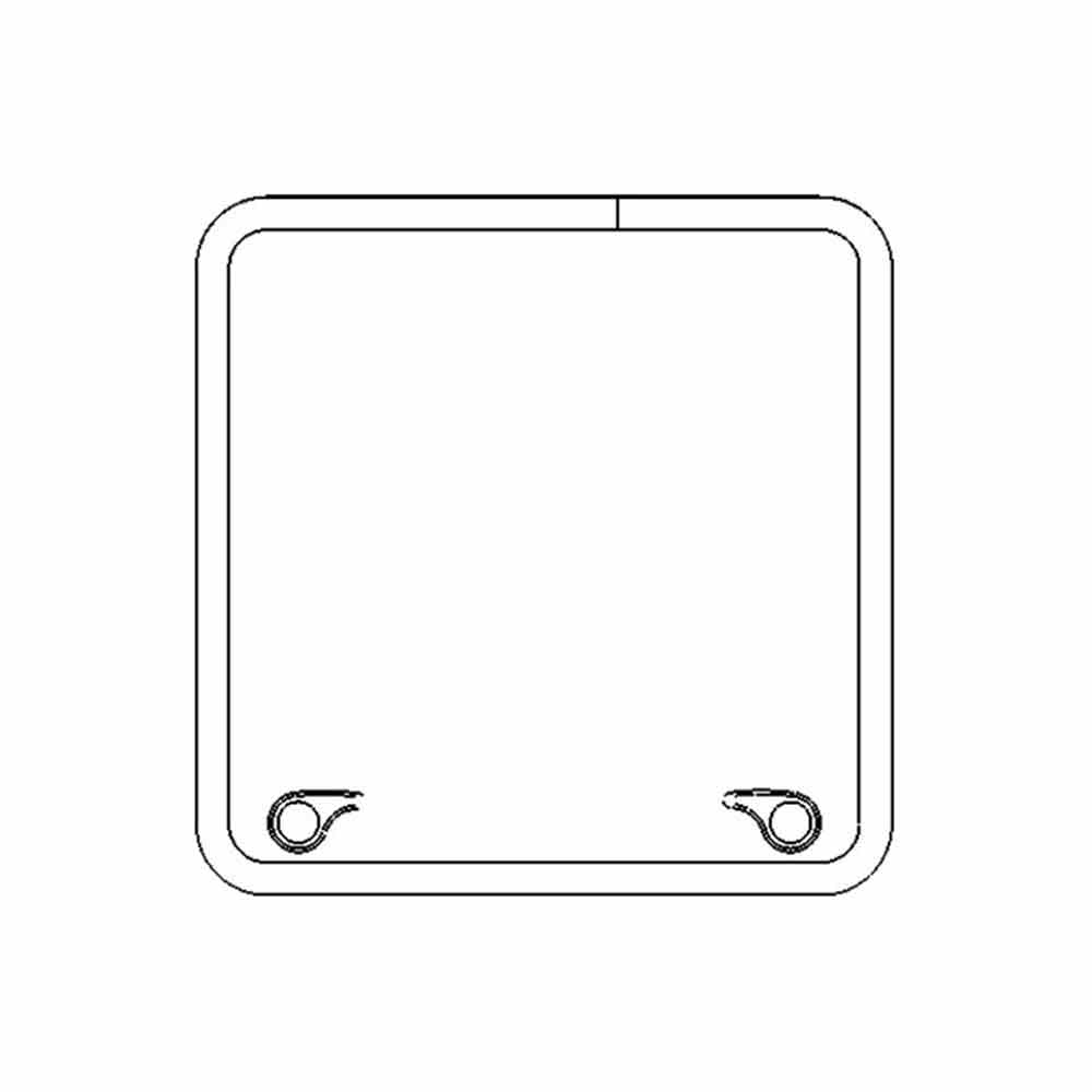Goiot Opal Hatches - 26 13/16 x 26 13/16 in. (681 x 681 mm) - Size T70
