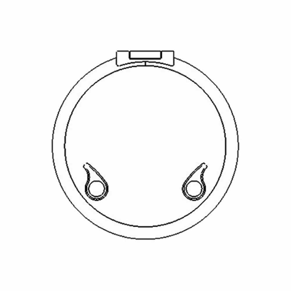 Goiot Opal Hatches - 18 21/32 x 18 21/32 in. (474 x 474 mm) - Size T18