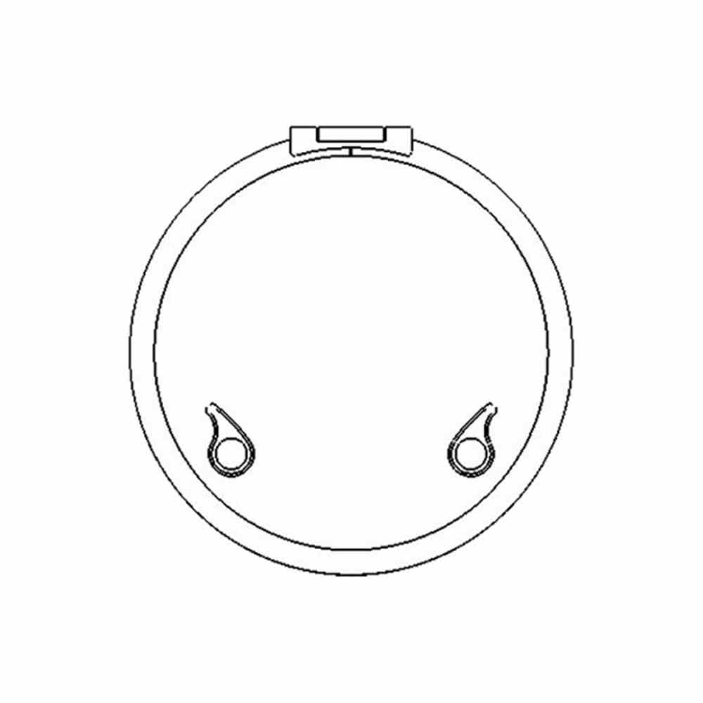Goiot Opal Hatches - 22 17/32 x 22 17/32 in. (572 x 572 mm) - Size T22
