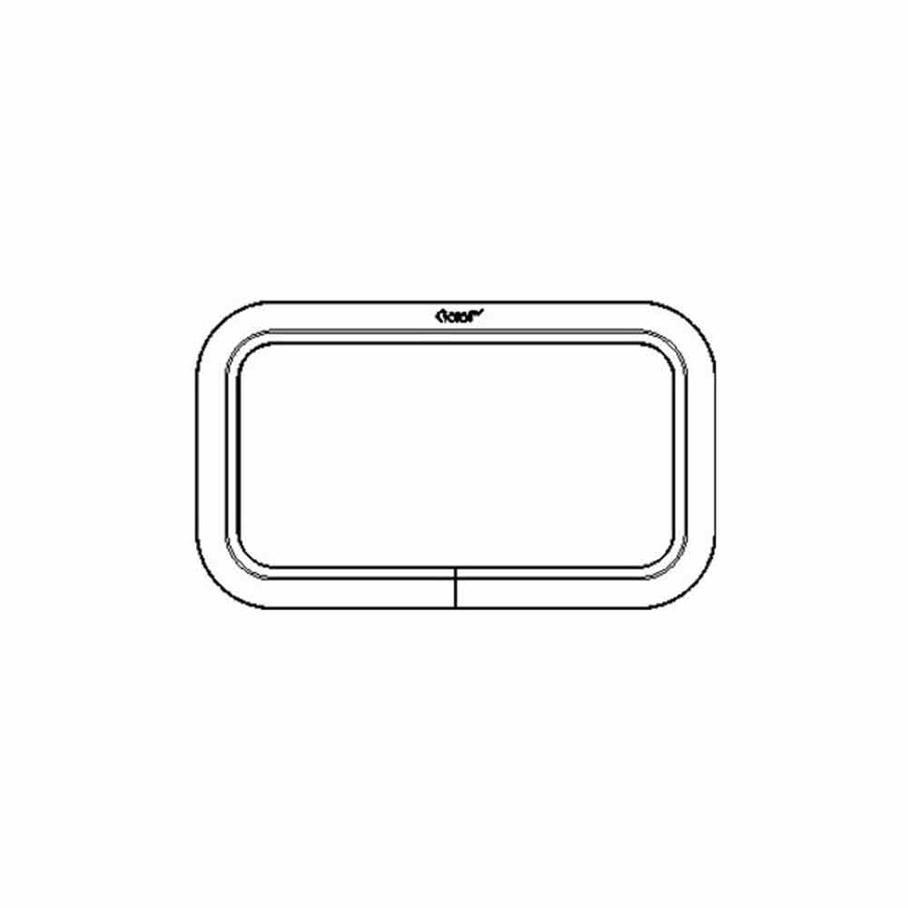 Goiot Portlights - Opal Size T05 (Clear Acrylic / Silver Frame)