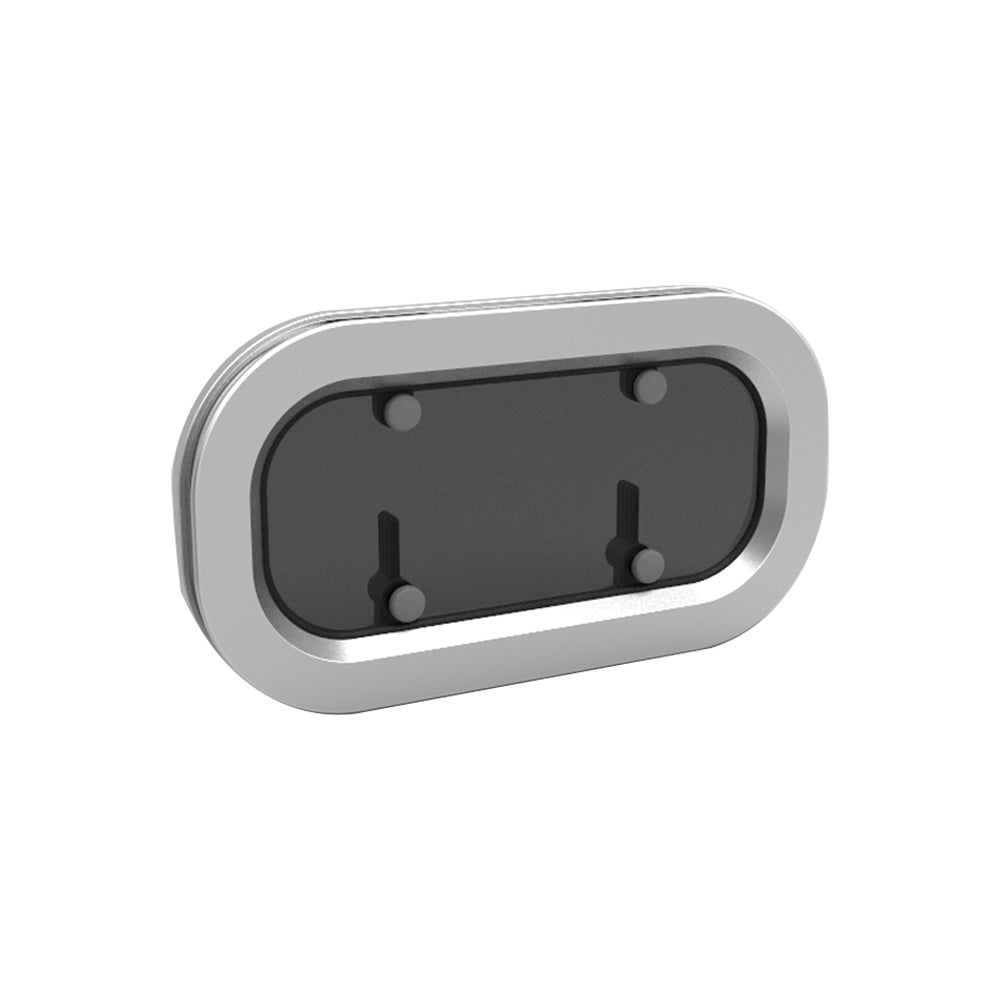 Goiot Portlights - Evolution Size 26.11R (2.28-5.91 in. wall thickness) (Clear Acrylic / Black Frame)