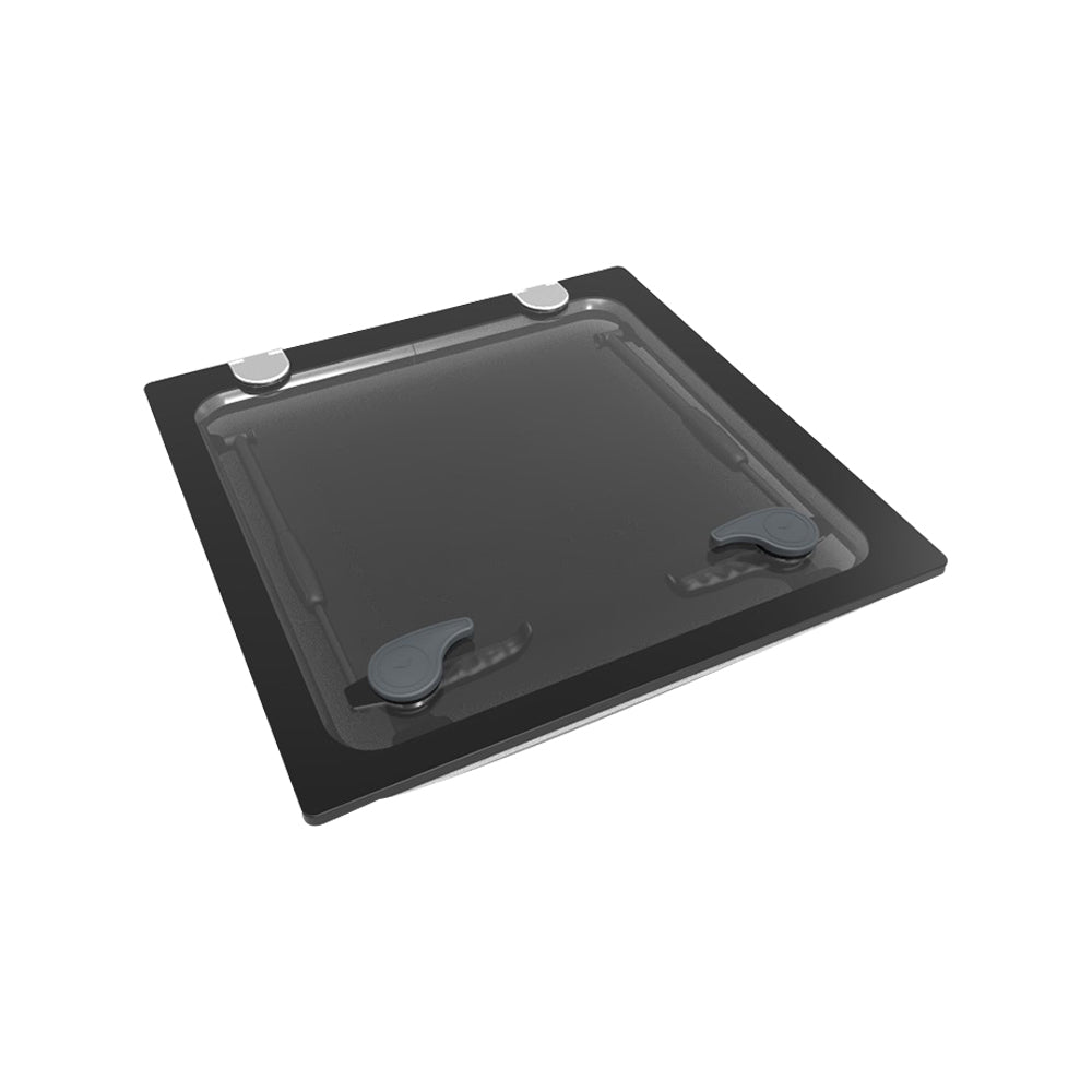 Goiot Flush Hatch - 22 23/32 x 22 23/32 in. (577 x 577 mm) (Grey Acrylic / Aluminum Frame) - Size T60
