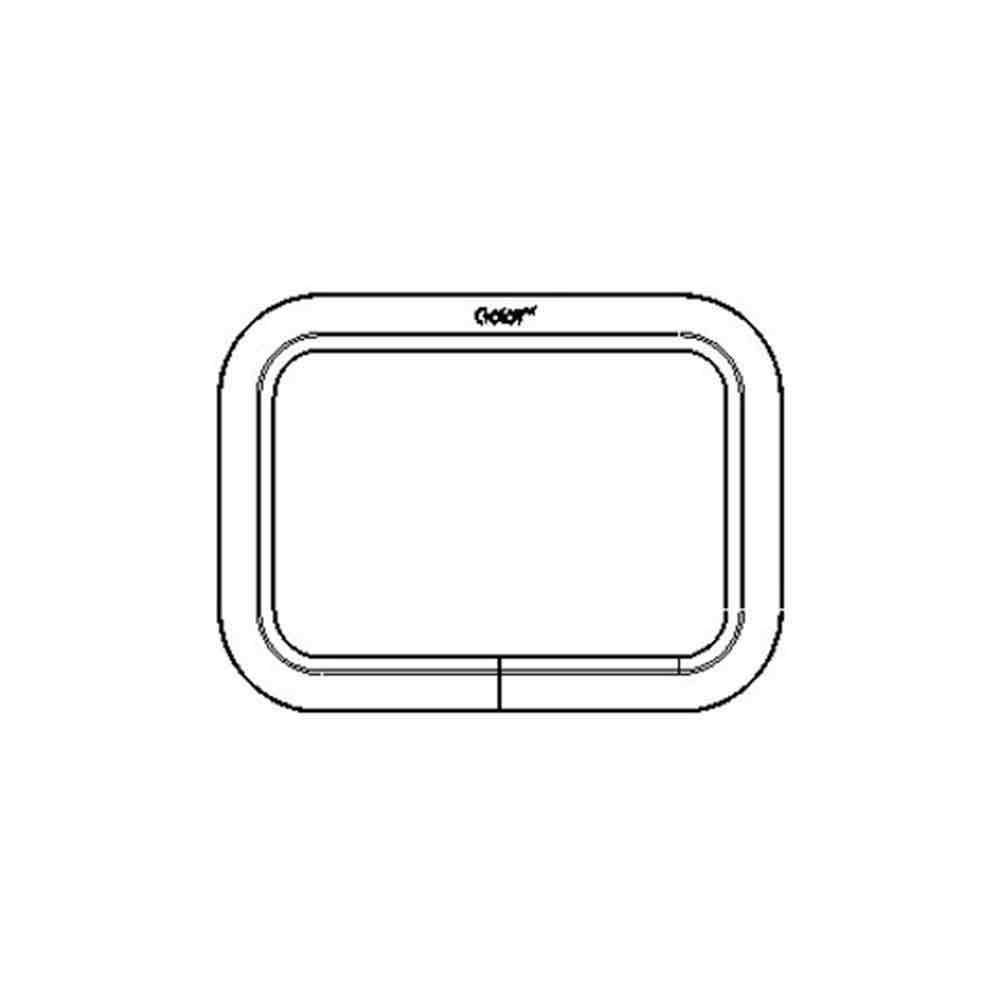 Goiot Portlights - Opal Size T50 (Clear Acrylic / Silver Frame)