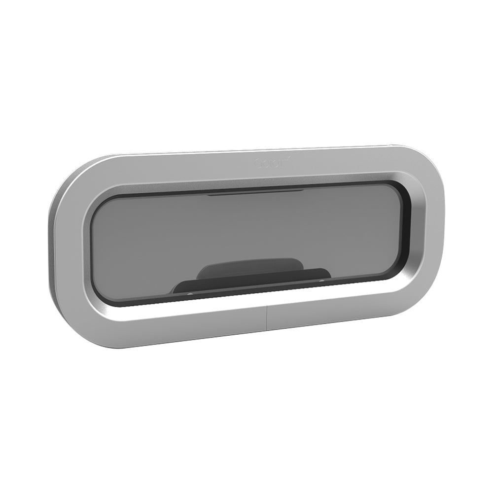 Goiot Portlights - Opal Size T02 (Clear Acrylic / Silver Frame)