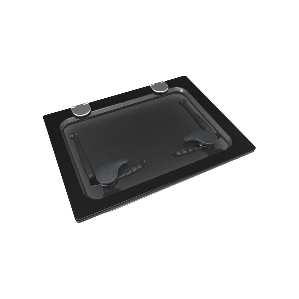 Goiot Flush Hatch - 20 3/4 x 15 5/8 in. (527 x 397 mm) (Grey Acrylic / Aluminum Frame) - Size T30