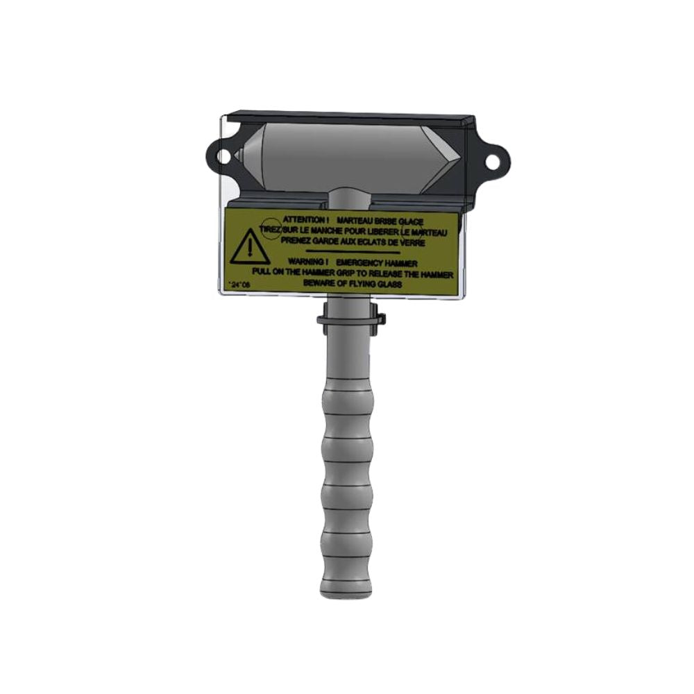 Goiot Survival Escape - 19 13/16 x 19 13/16 in. (503 x 503 mm) (Grey Acrylic / Aluminum Frame)