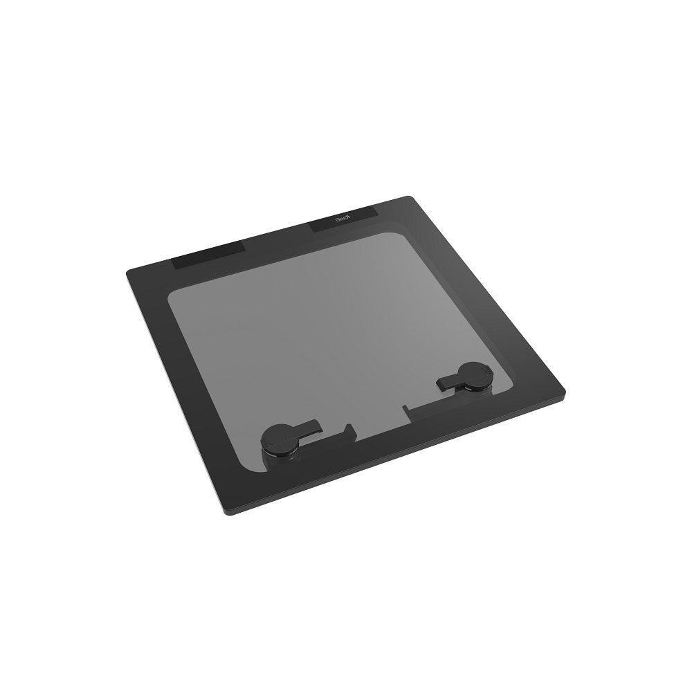 Goiot Magic Flush Hatch - 20 5/32 x 20 5/32 in. (512 x 512 mm) (Grey Acrylic/Aluminum Frame) - Size T44