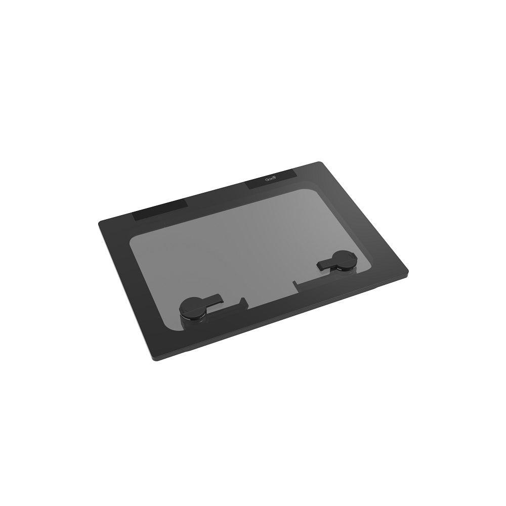 Goiot Magic Flush Hatch - 20 3/4 x 15 5/8 in. (527 x 397 mm) (Black Acrylic/Aluminum Frame) - Size T30