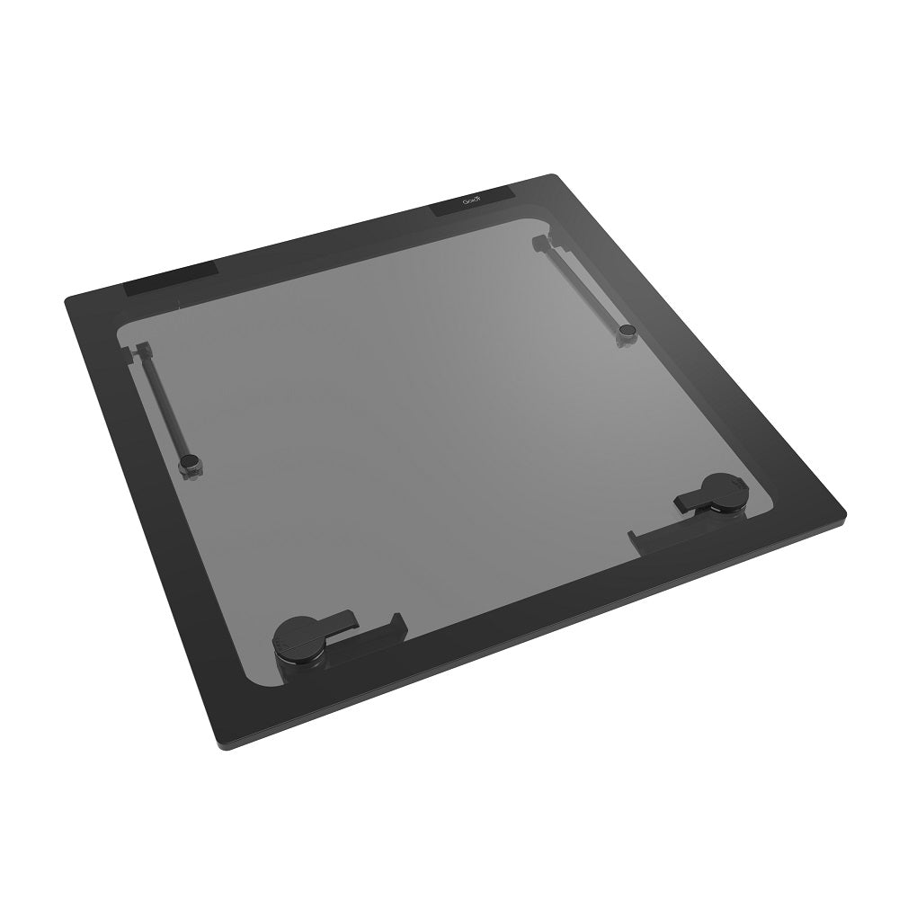 Goiot Magic Flush Hatch - 27 7/16 x 27 7/16 in. (697 x 697 mm) (Grey Acrylic/Aluminum Frame) - Size T70