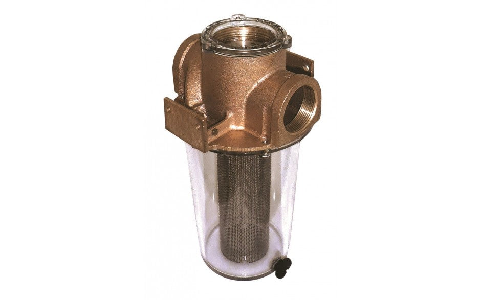 GROCO ARG-1250 Series 1-1/4" Raw Water Strainer w/Stainless Steel Basket