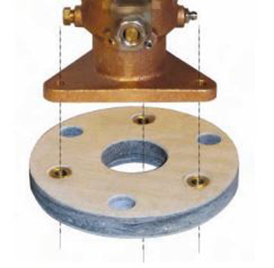 GROCO Backing Block f/3/4" and 1" Seacocks