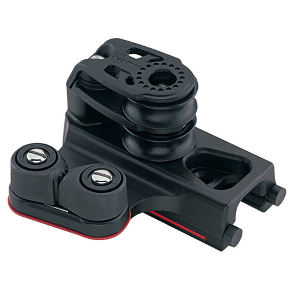 Harken End Controls - For Travelers: 1 1/16 in (27.0 mm) - Double Sheave and Cam Cleat (pair)