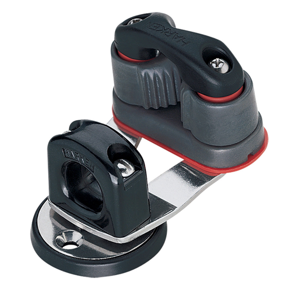 Harken Swivel Cam Cleat - Base (Standard) w/ Bullseye & Cam-Matic 150 - Line: 1/8 to 1/2 in (3 to 12 mm)