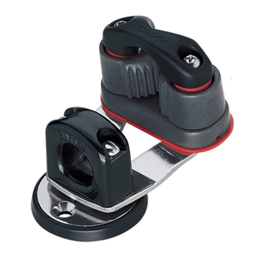 Harken Swivel Cam Cleat - Base (Standard) w/ Bullseye & Carbo-Cam 365 - Line: 1/8 to 3/8 in (3 to 10 mm)